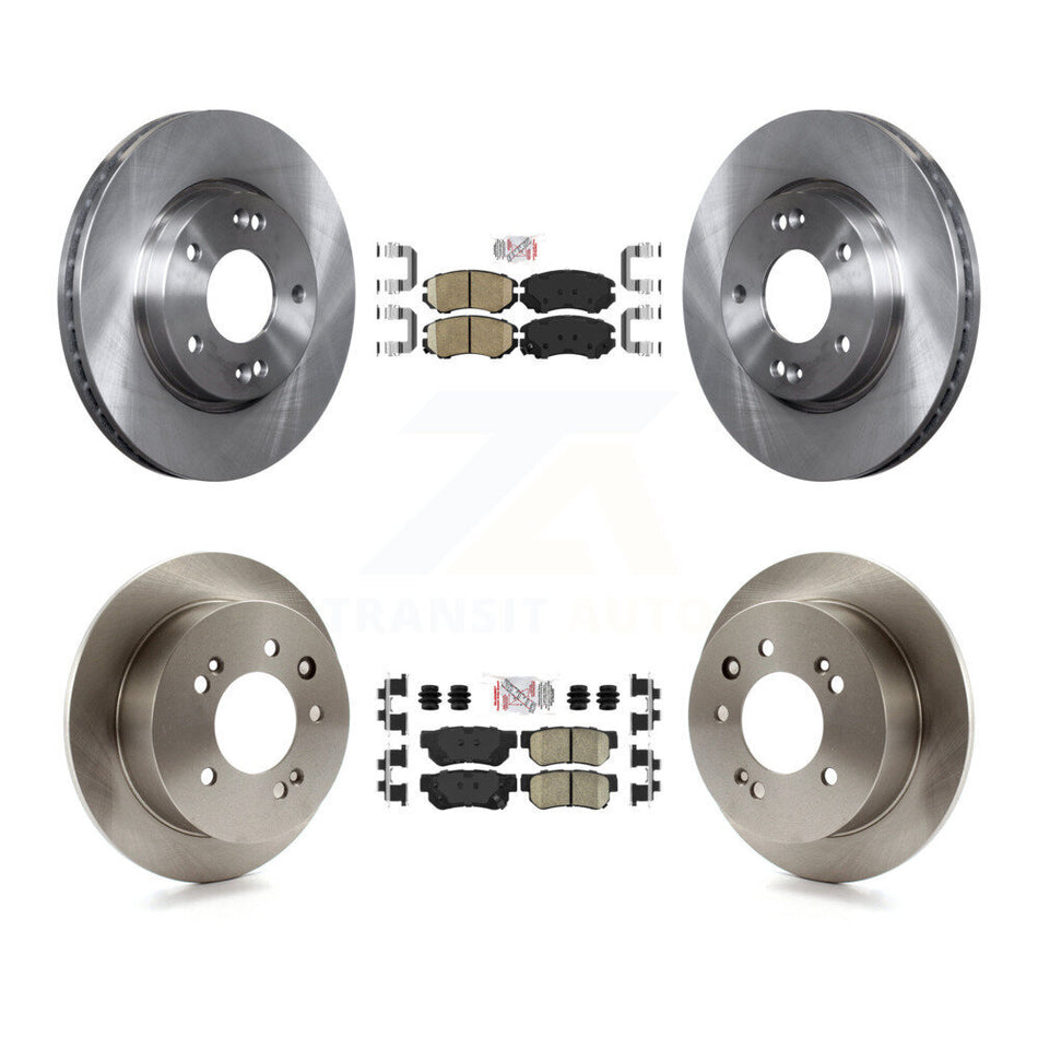 Front Rear Ceramic Pads And Disc Brake Rotors Kit For Hyundai Elantra K8A-102688