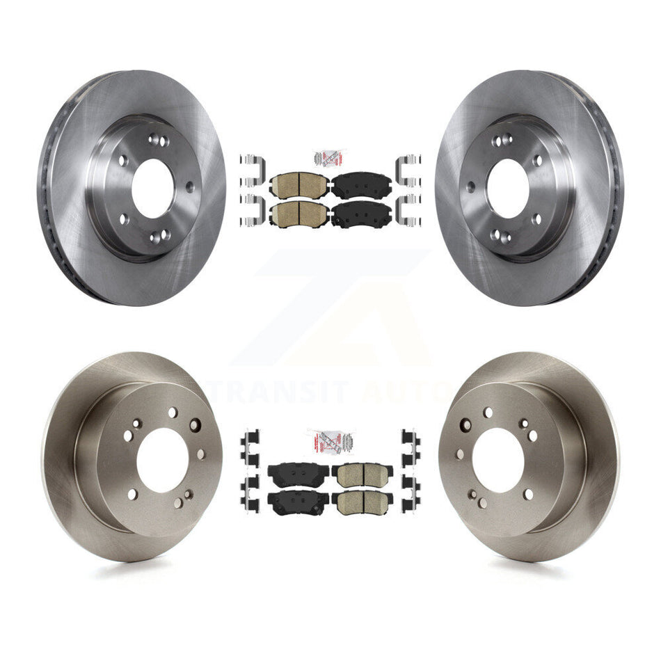 Front Rear Ceramic Pads And Disc Brake Rotors Kit For Hyundai Elantra K8A-102689