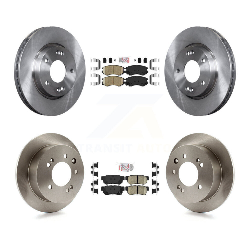 Front Rear Ceramic Pads And Disc Brake Rotors Kit For Hyundai Elantra K8A-102691