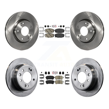 Front Rear Ceramic Pads And Disc Brake Rotors Kit For Hyundai Elantra K8A-102697