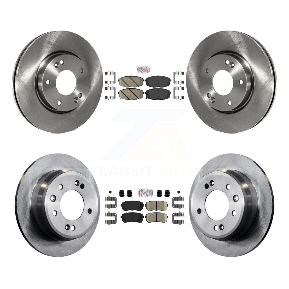 Front Rear Ceramic Pads And Disc Brake Rotors Kit For Hyundai Elantra K8A-102699