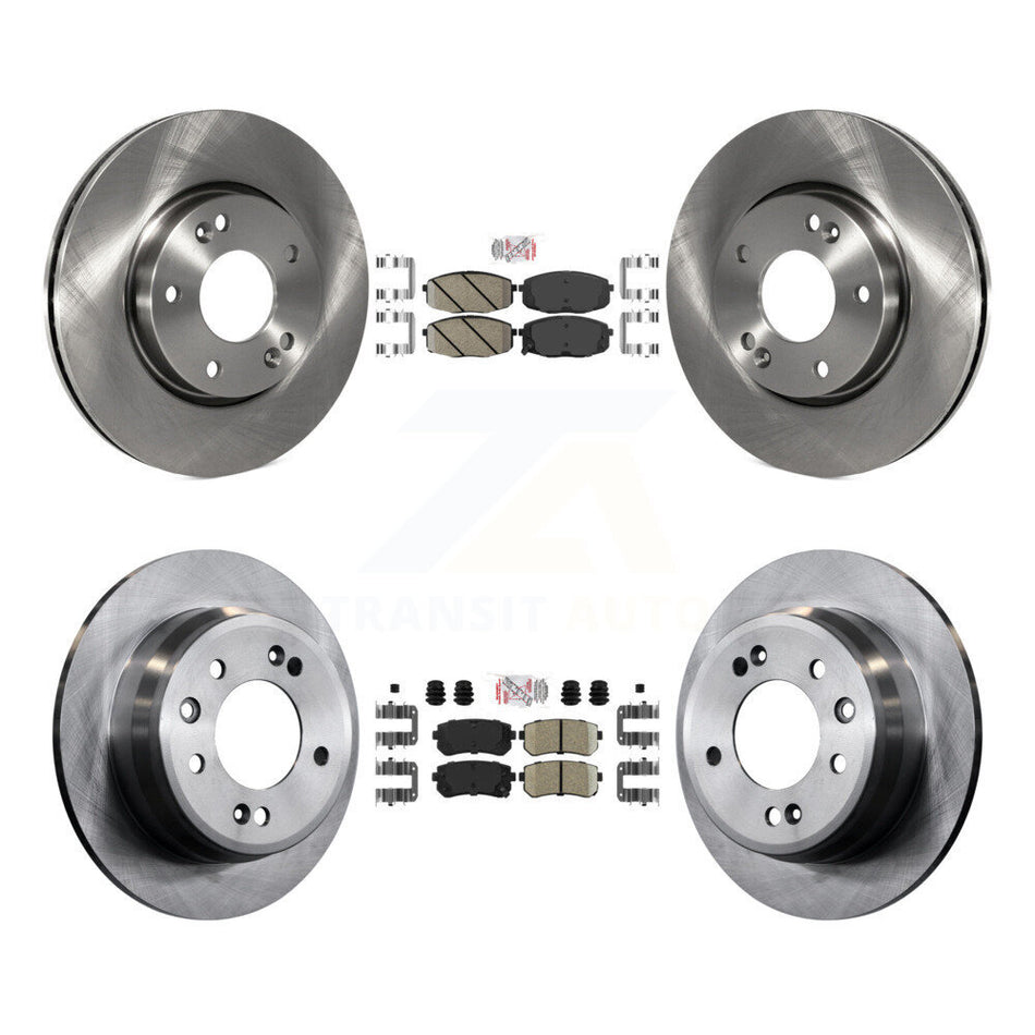 Front Rear Ceramic Pads And Disc Brake Rotors Kit For Hyundai Elantra K8A-102699