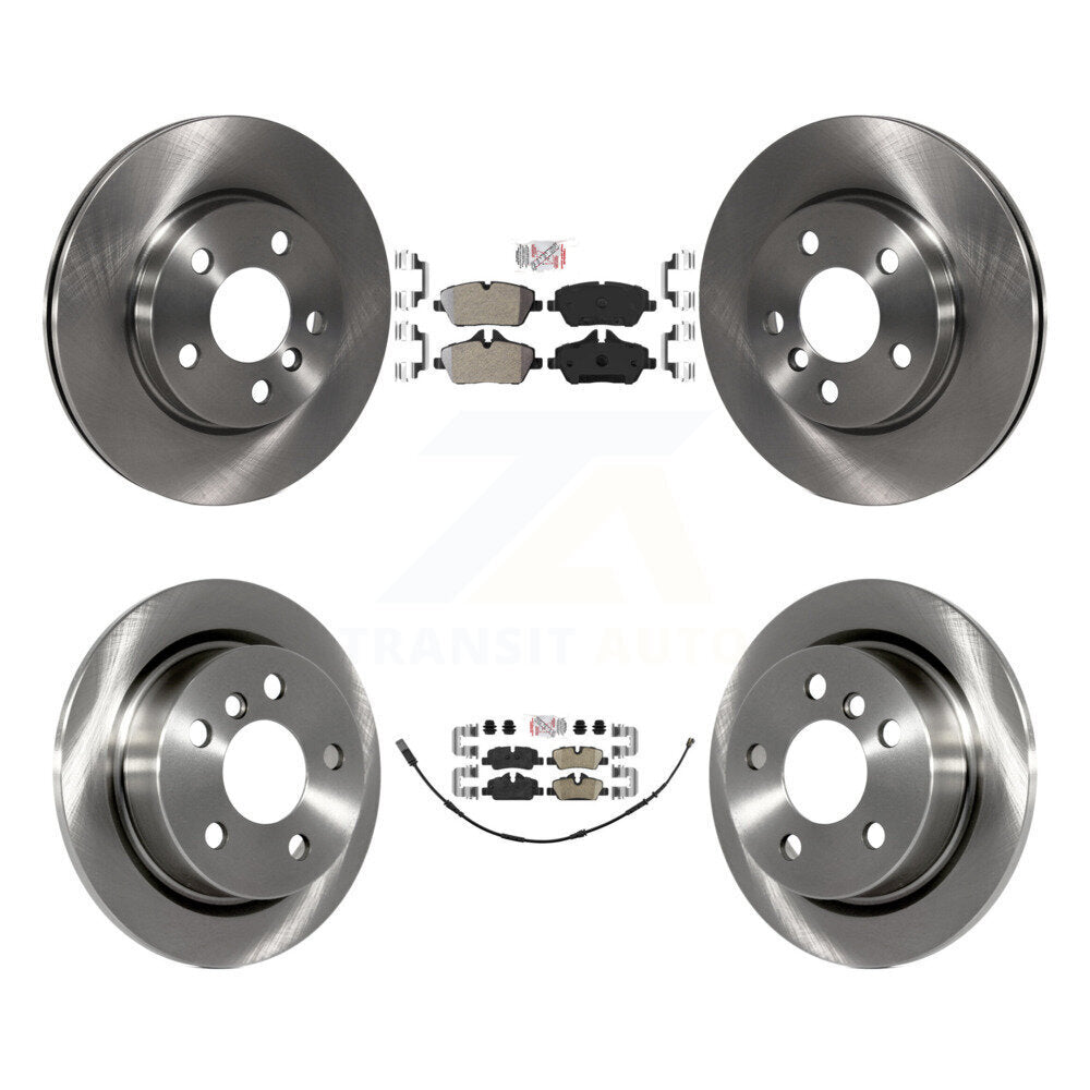Front Semi-Metallic Rear Ceramic Pads And Disc Brake Rotors Kit For Mini Cooper K8A-102702