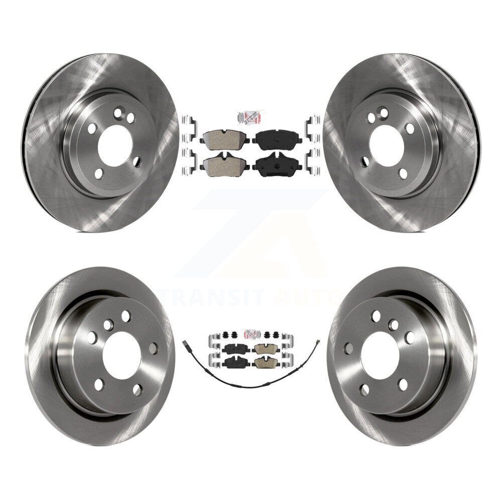 Front Semi-Metallic Rear Ceramic Pad Disc Brake Rotors Kit For 2015 Mini Cooper 2.0L/1.5L K8A-102708