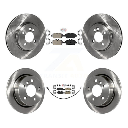 Front Semi-Metallic Rear Ceramic Pad Disc Brake Rotors Kit For 2015 Mini Cooper 2.0L/1.5L K8A-102708