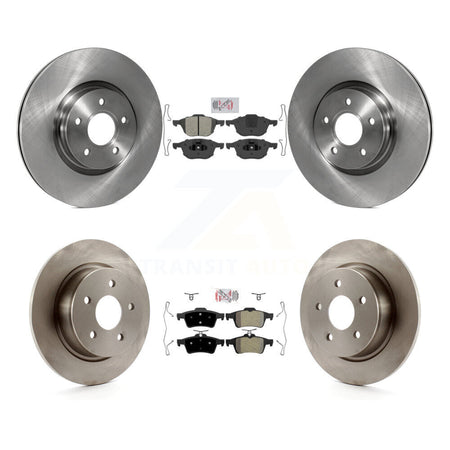 Front Rear Semi-Metallic Pad & Brake Rotor Kit For Ford Transit Connect 104.8" wheel base K8A-102716