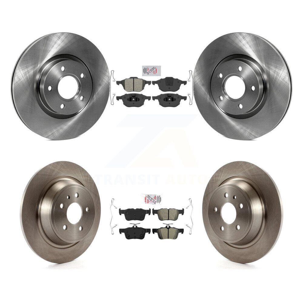 Front Rear Semi-Metallic Pads And Disc Brake Rotors Kit For Ford Escape K8A-102734