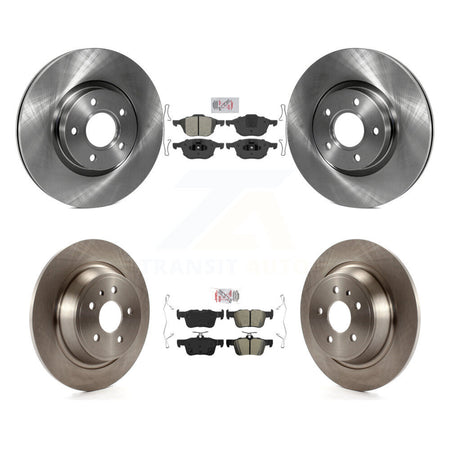 Front Rear Semi-Metallic Pads And Disc Brake Rotors Kit For Ford Escape K8A-102734