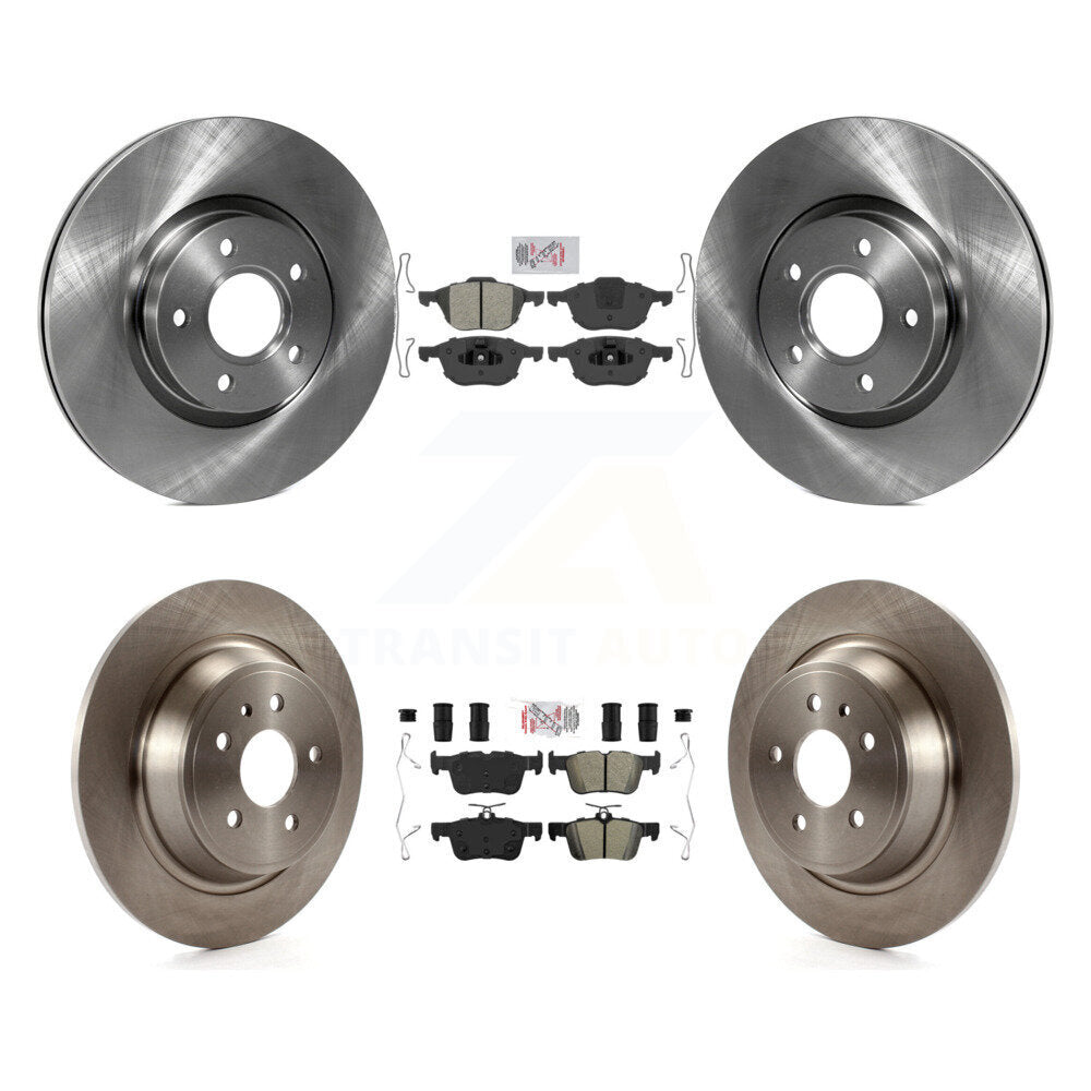 Front Rear Semi-Metallic Pads And Disc Brake Rotors Kit For Ford Escape K8A-102735