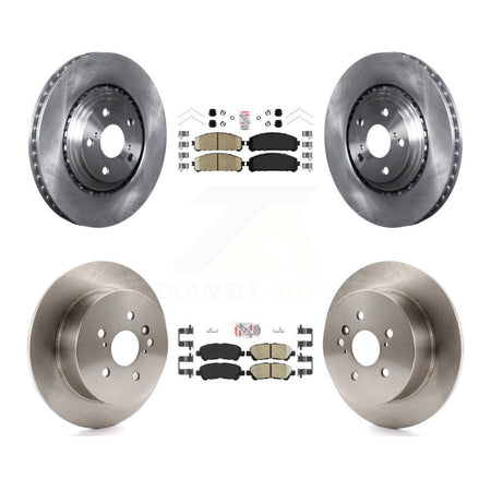 Front Rear Ceramic Pads And Disc Brake Rotors Kit For 2008-2013 Toyota Highlander K8A-102743