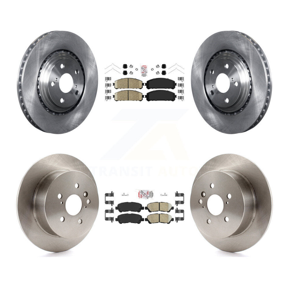 Front Rear Ceramic Pads And Disc Brake Rotors Kit For 2008-2013 Toyota Highlander K8A-102743