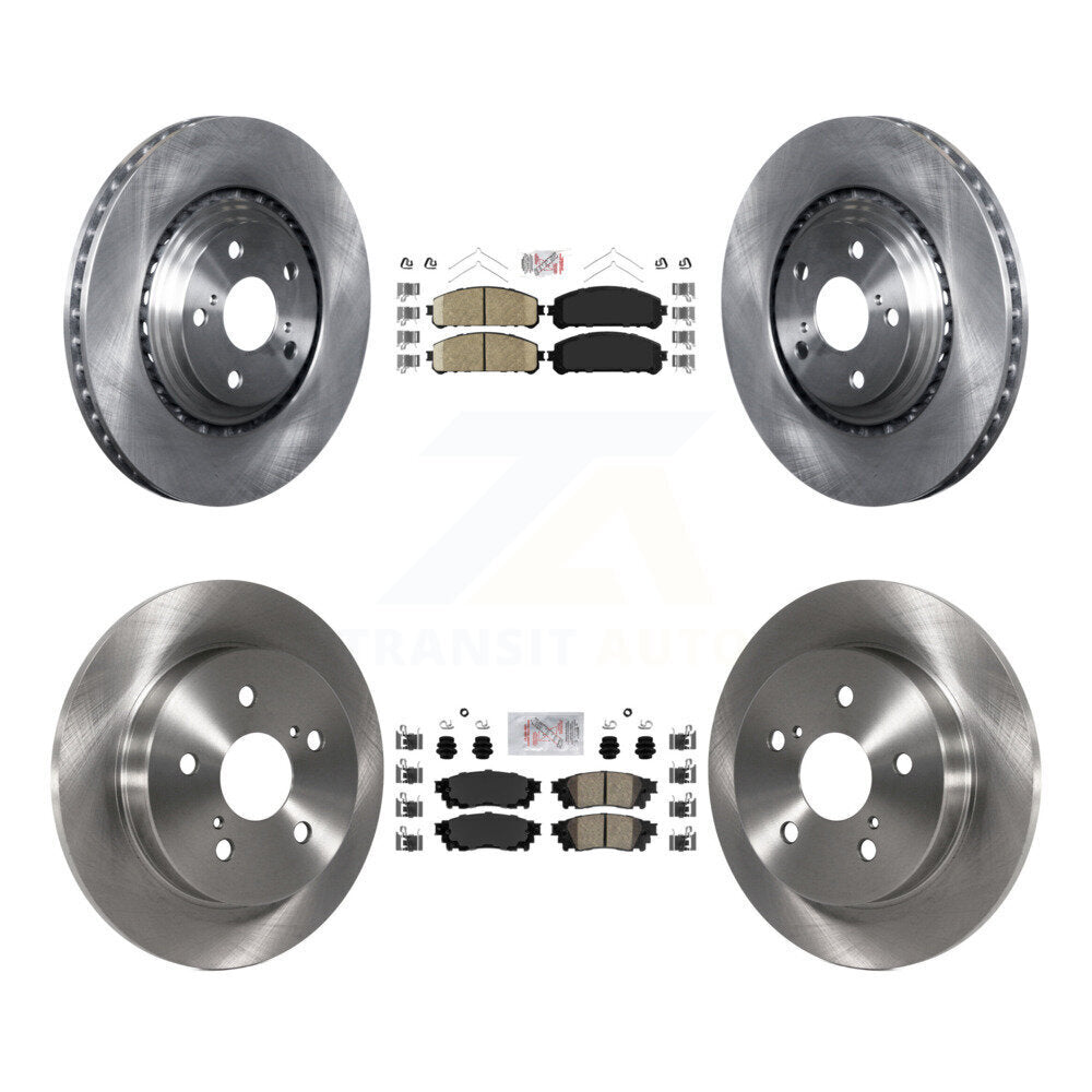 Front Rear Ceramic Pads And Disc Brake Rotors Kit For Lexus NX300 NX200t NX300h K8A-102749