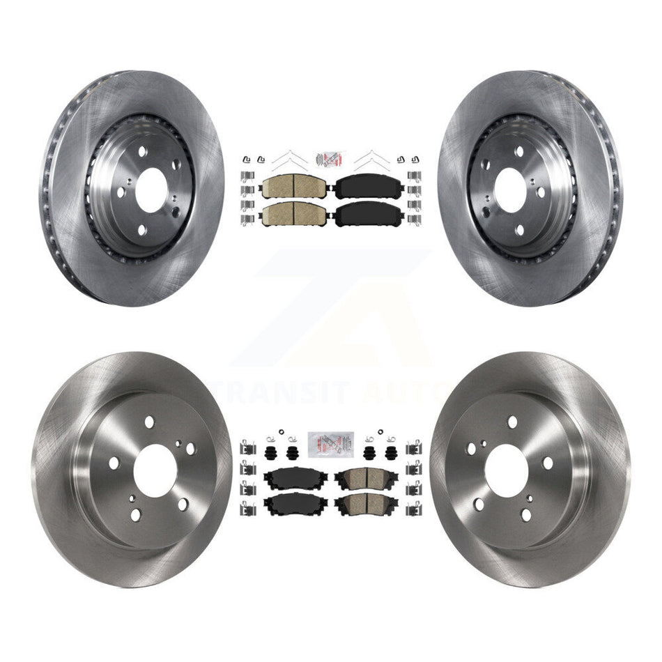 Front Rear Ceramic Pads And Disc Brake Rotors Kit For Lexus NX300 NX200t NX300h K8A-102749
