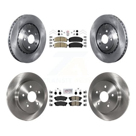 Front Rear Ceramic Pads And Disc Brake Rotors Kit For Lexus NX300 NX200t NX300h K8A-102751
