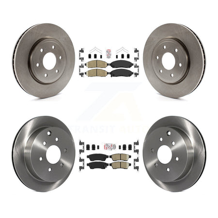 Front Rear Ceramic Pad And Disc Brake Rotor Kit For Nissan Frontier Xterra Suzuki Equator K8A-102753