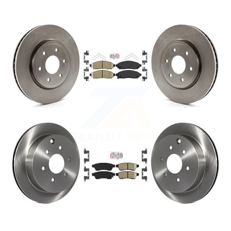 Front Rear Ceramic Pad And Disc Brake Rotor Kit For Nissan Frontier Xterra Suzuki Equator K8A-102754