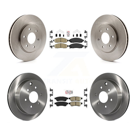 Front Rear Ceramic Pads And Disc Brake Rotors Kit For Nissan Frontier Suzuki Equator K8A-102756