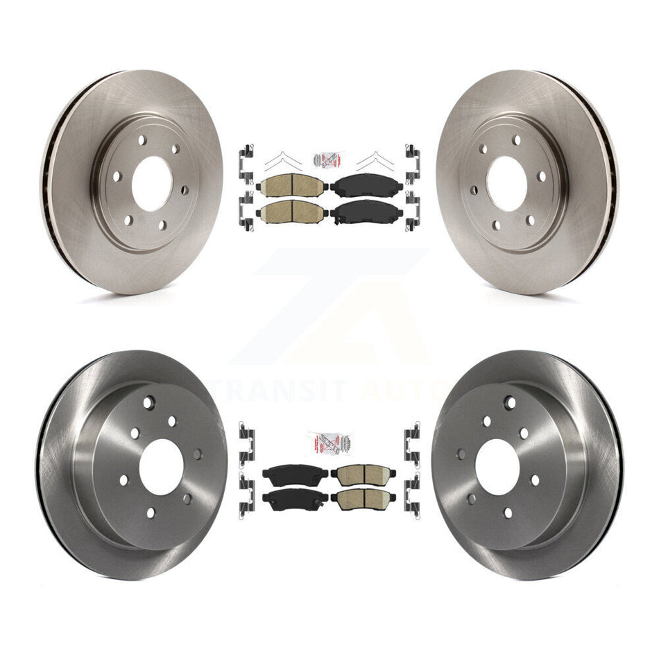 Front Rear Ceramic Pads And Disc Brake Rotors Kit For Nissan Frontier Suzuki Equator K8A-102758