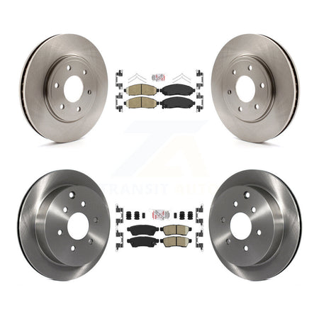 Front Rear Ceramic Pads And Disc Brake Rotors Kit For Nissan Frontier Suzuki Equator K8A-102759
