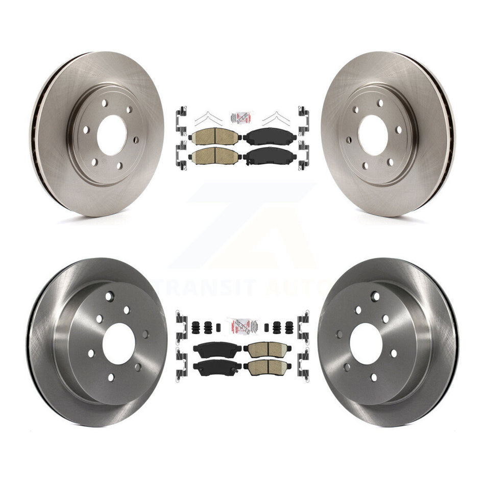 Front Rear Ceramic Pads And Disc Brake Rotors Kit For Nissan Frontier Suzuki Equator K8A-102759