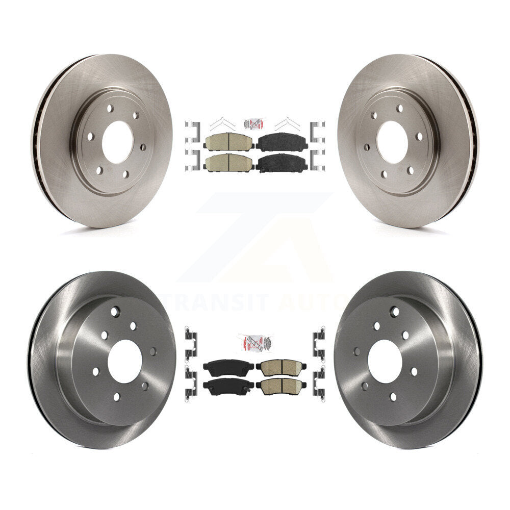 Front Rear Ceramic Pads And Disc Brake Rotors Kit For Suzuki Equator K8A-102760