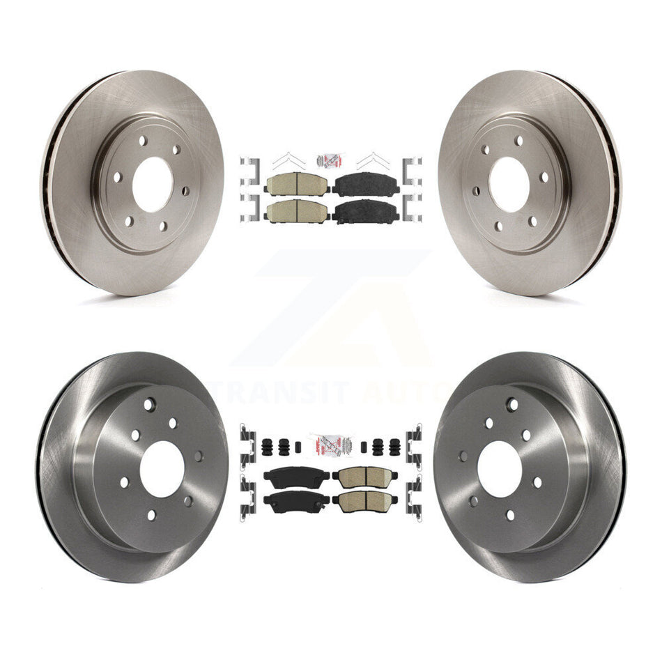 Front Rear Ceramic Pads And Disc Brake Rotors Kit For Suzuki Equator K8A-102761