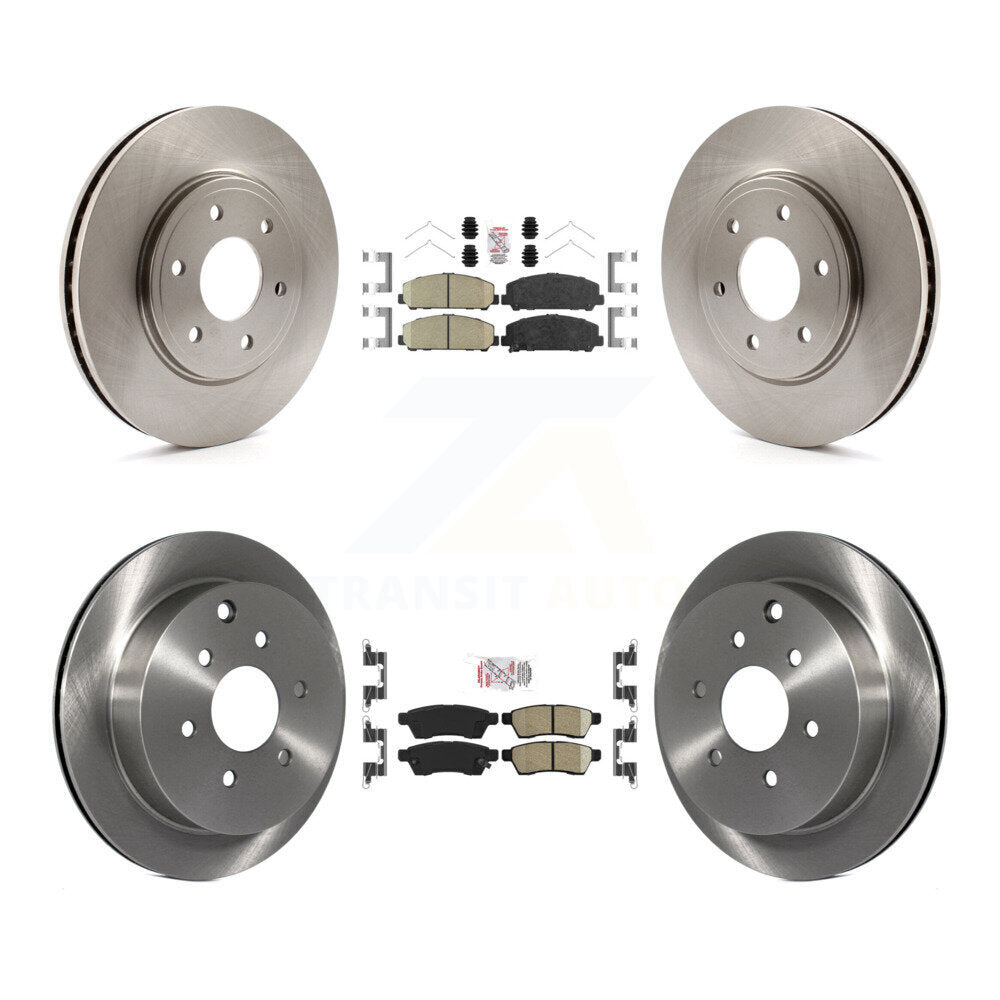 Front Rear Ceramic Pads And Disc Brake Rotors Kit For Suzuki Equator K8A-102762