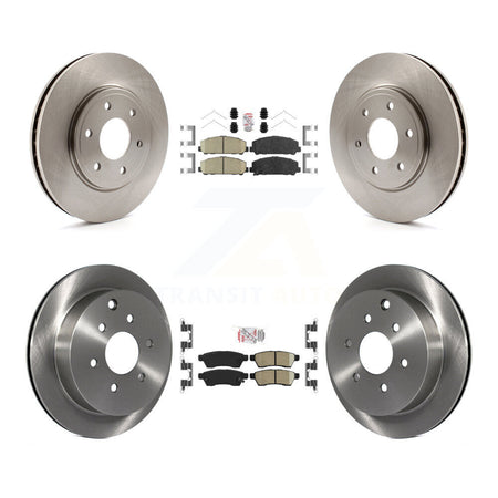 Front Rear Ceramic Pads And Disc Brake Rotors Kit For Suzuki Equator K8A-102762