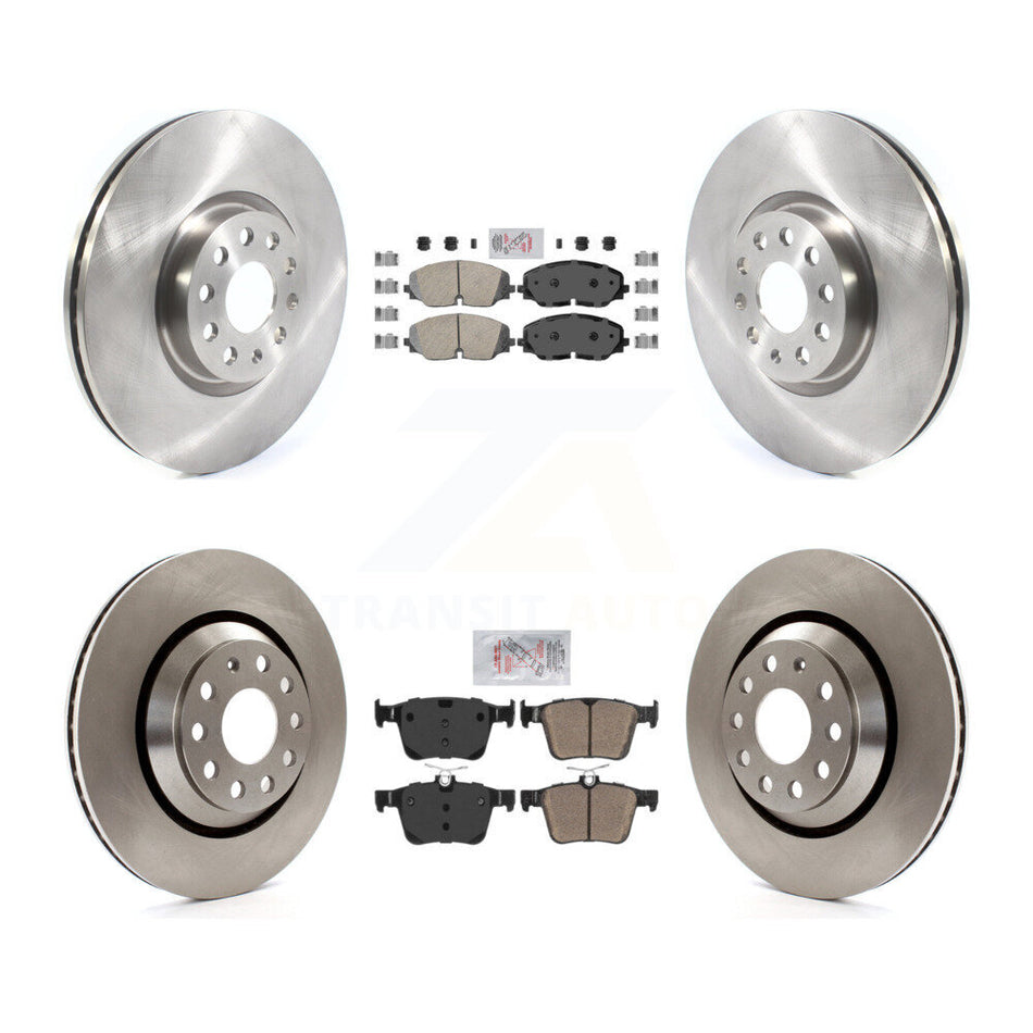 Front Rear Ceramic Pads And Disc Brake Rotors Kit For Volkswagen Atlas K8A-102765
