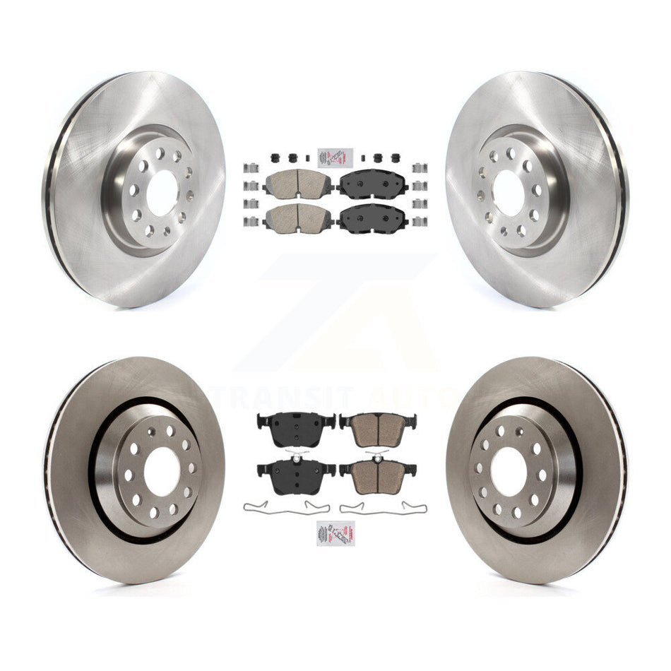 Front Rear Ceramic Pads And Disc Brake Rotors Kit For Volkswagen Atlas K8A-102765