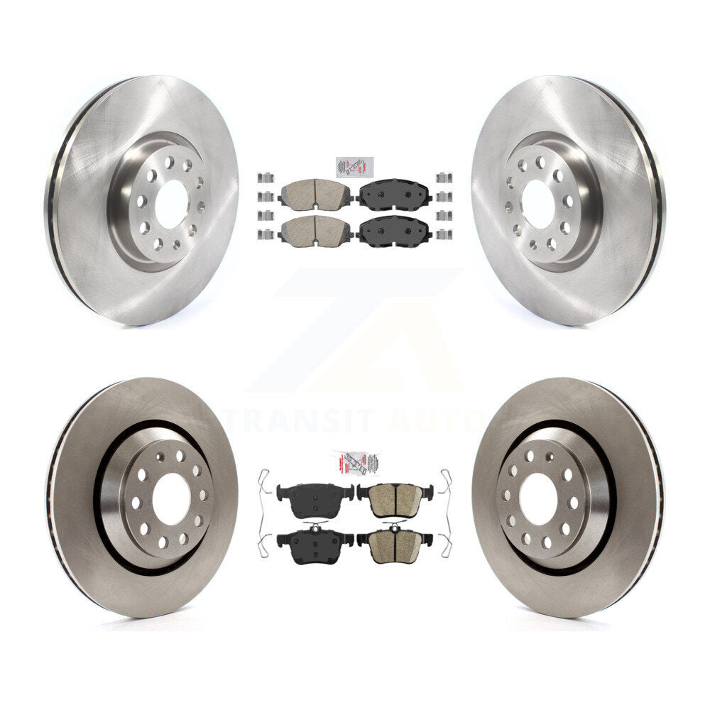 Front Rear Ceramic Pads And Disc Brake Rotors Kit For Volkswagen Atlas Cross Sport K8A-102766