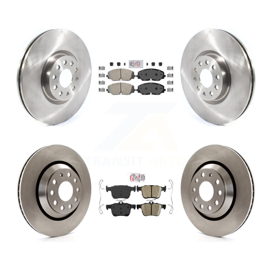 Front Rear Ceramic Pads And Disc Brake Rotors Kit For Volkswagen Atlas Cross Sport K8A-102767