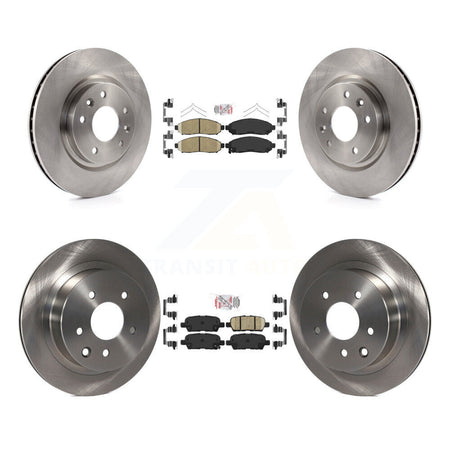 Front Rear Ceramic Pad Brake Rotors Kit For 15 Nissan LEAF Vehicles Manufactured In Japan K8A-102774