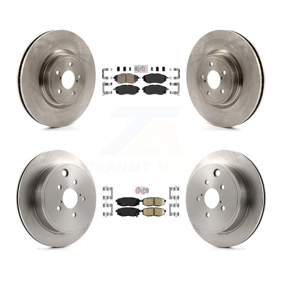 Front Rear Ceramic Pads And Disc Brake Rotors Kit For Subaru Outback Legacy K8A-102780