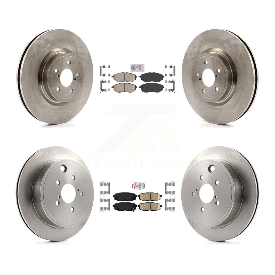 Front Rear Ceramic Pads And Disc Brake Rotors Kit For Subaru Outback Legacy K8A-102781