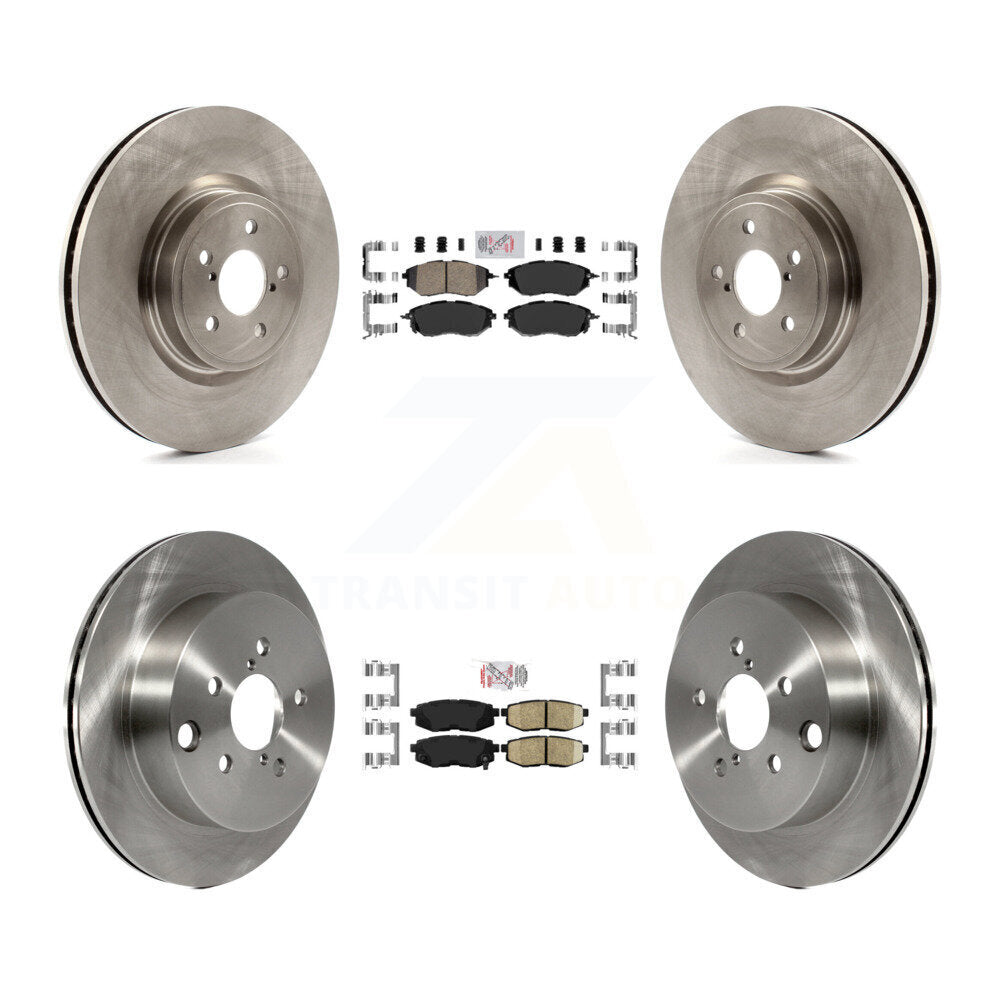 Front Rear Ceramic Pads And Disc Brake Rotors Kit For 2014-2018 Subaru Forester 2.0L K8A-102786