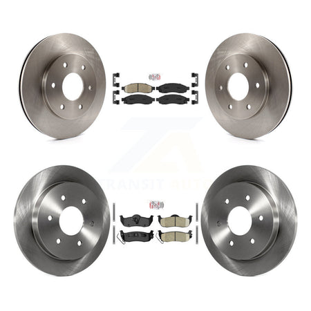 Front Rear Ceramic Pad & Brake Rotor Kit For Nissan TITAN Pathfinder Armada INFINITI QX56 K8A-102794