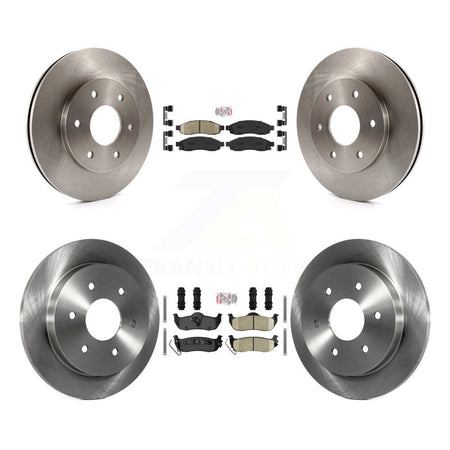 Front Rear Ceramic Pad & Brake Rotor Kit For Nissan TITAN Pathfinder Armada INFINITI QX56 K8A-102795
