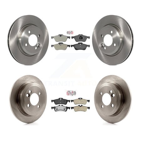 Front Semi-Metallic Rear Ceramic Pads And Disc Brake Rotors Kit For Mini Cooper K8A-102801