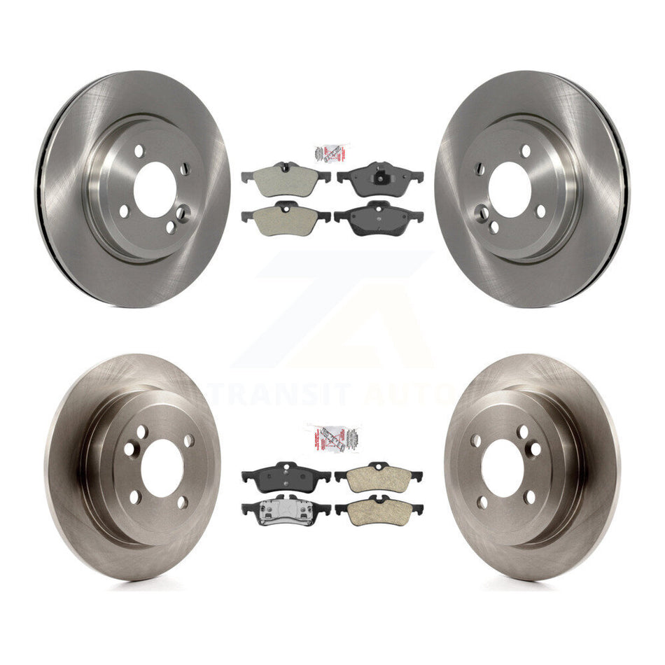 Front Semi-Metallic Rear Ceramic Pads And Disc Brake Rotors Kit For Mini Cooper K8A-102801
