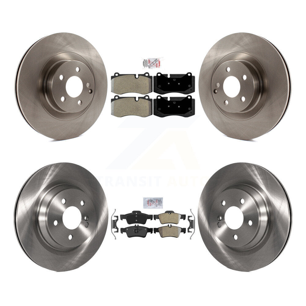 Front Rear Semi-Metallic Pad Brake Rotor Kit For Mercedes-Benz S550 S450 SL550 S350 CL550 K8A-102803