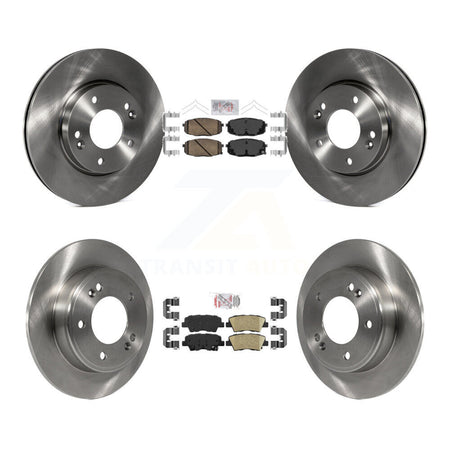 Front Rear Ceramic Pad Brake Rotors Kit For Kia Hyundai Forte Kona Soul Elantra GT Forte5 K8A-102812