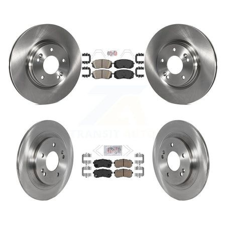 Front Rear Ceramic Pads And Disc Brake Rotors Kit For Hyundai Kona Kia Seltos K8A-102815