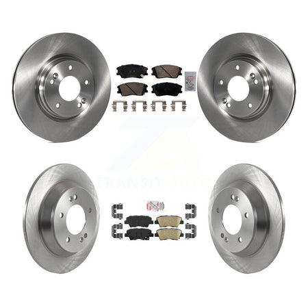 Front Rear Ceramic Pad Disc Brake Rotor Kit For 2020-2022 Kia Soul 1.6L with Turbocharged K8A-102822