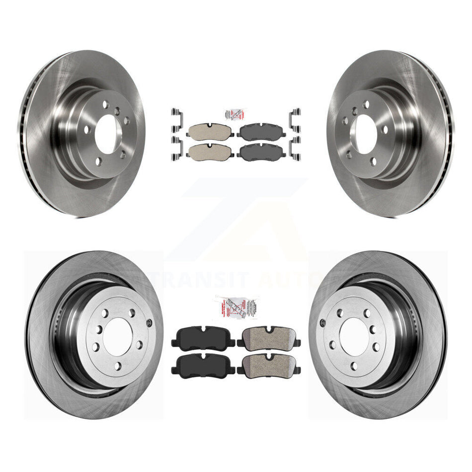 Front Rear Semi-Metallic Pad And Brake Rotor Kit For Land Rover Range Naturally Aspirated K8A-102826