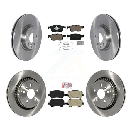 Front Ceramic Rear Semi-Metallic Pads And Disc Brake Rotors Kit For Volvo XC60 K8A-102831