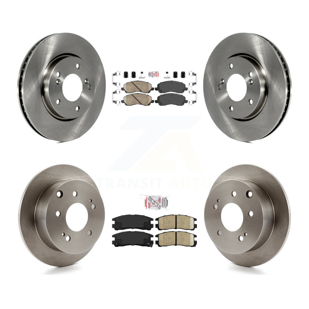 Front Rear Ceramic Pads And Disc Brake Rotors Kit For Mitsubishi Galant K8A-102833