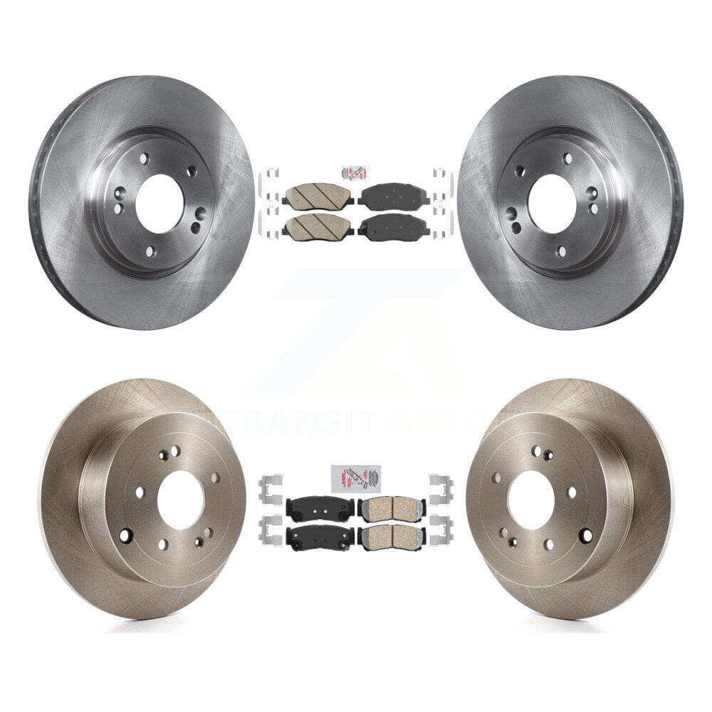 Front Rear Ceramic Pads And Disc Brake Rotors Kit For 2007-2009 Hyundai Santa Fe K8A-102841