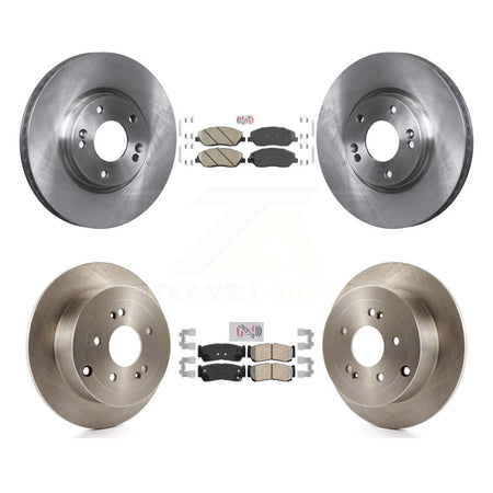 Front Rear Ceramic Pads And Disc Brake Rotors Kit For 2007-2009 Hyundai Santa Fe K8A-102841