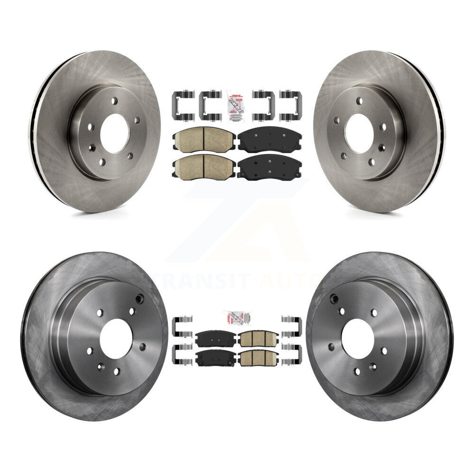 Front Rear Ceramic Pad & Brake Rotor Kit For Chevrolet Equinox Pontiac Torrent Saturn Vue K8A-102845